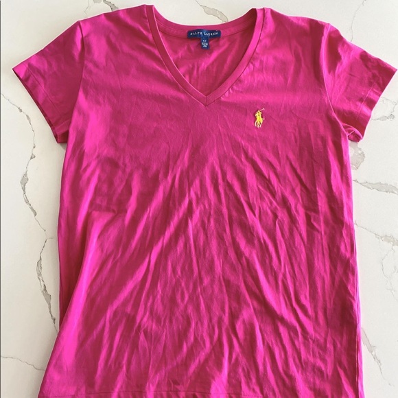 Ralph Lauren v-neck tee - Picture 2 of 2